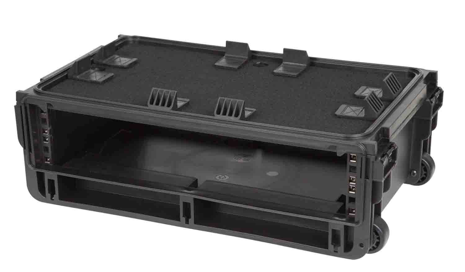 SKB Cases 1SKB-ISF2U Injection Molded Rack Case for 2U Studio Flyer - Hollywood DJ