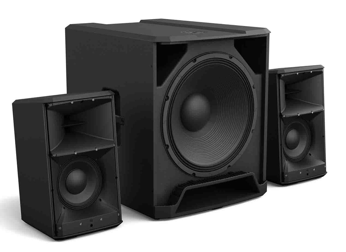 B-Stock: LD Systems DAVE 18 G4X Compact 2.1 Powered PA System with Bluetooth and Mixer - 2000W RMS by LD Systems
