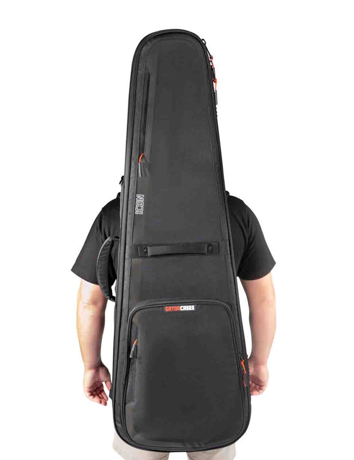 Gator G-ICONELECTRIC, Icon Series Gig Bag for Electric Guitars - Hollywood DJ
