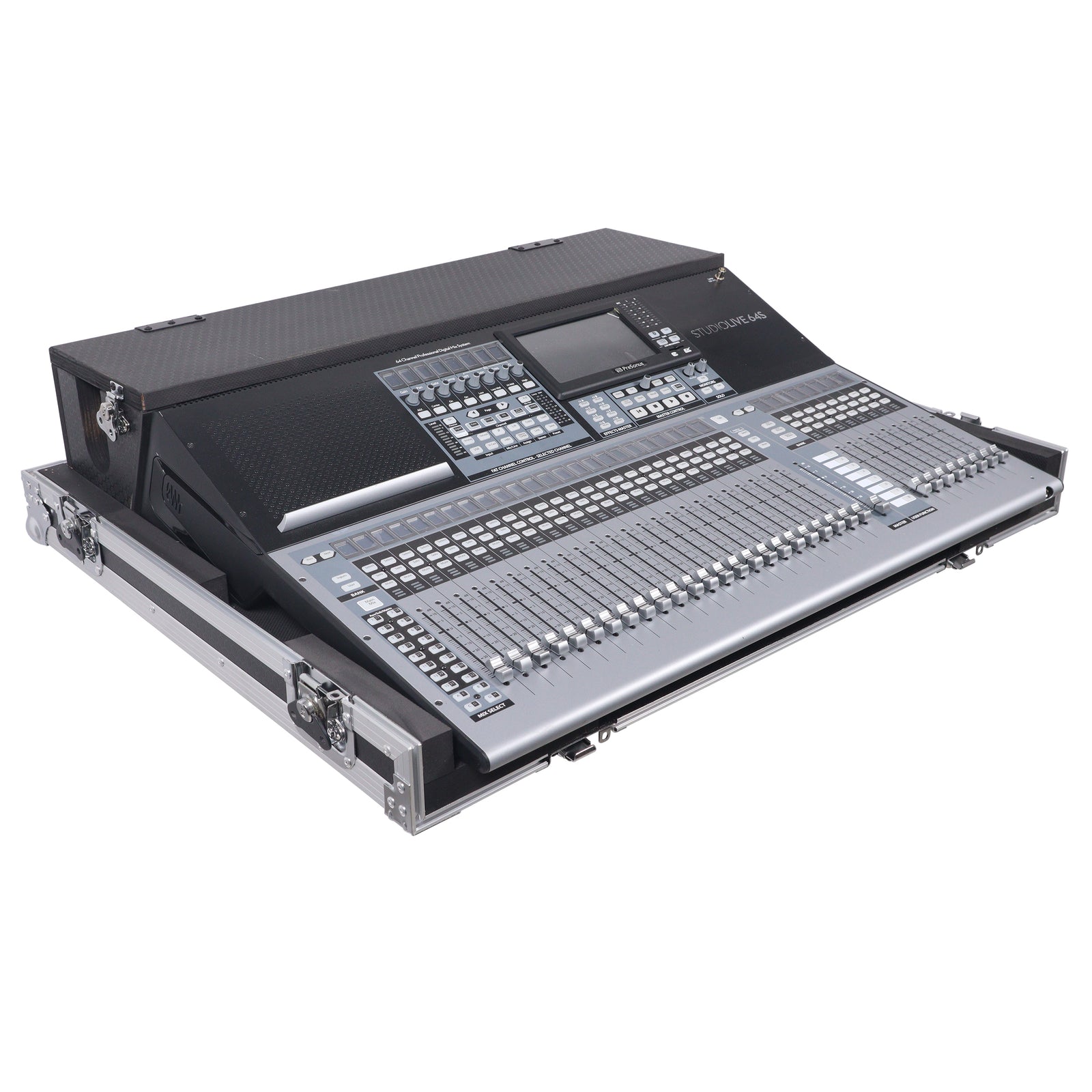ProX XS-PRE32S64S DHW, ATA Digital Audio Mixer Flight Case for PreSonus STUDIOLIVE 64S 32S 32 Console with Doghouse and Caster wheels by ProX