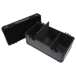 Odyssey K45120BLG Utility Case for 120 7″ Vinyl Records - Black KROM on Gray - Hollywood DJ