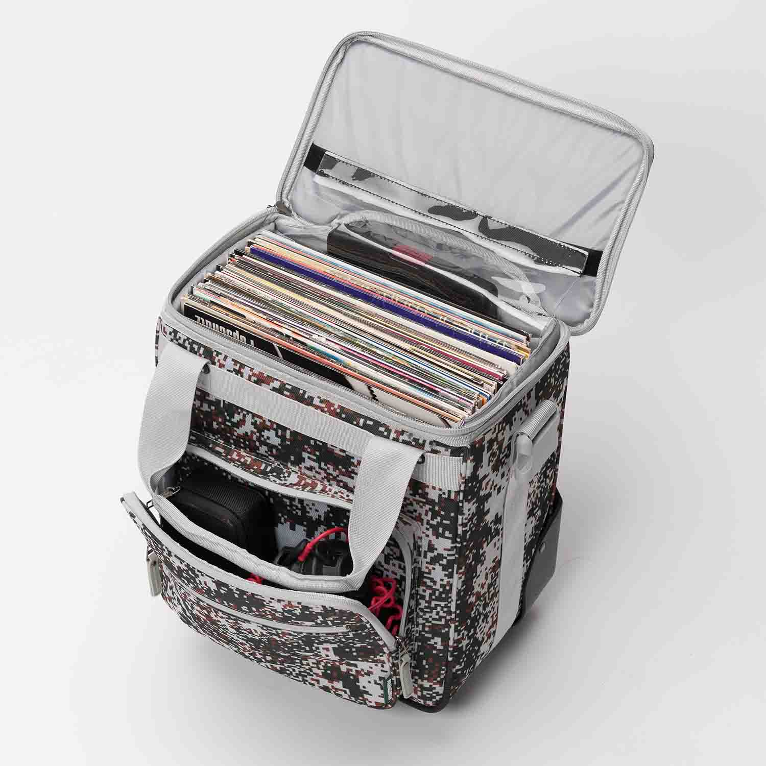 Limited Edition ::Magma MGA44202 BITFLASH LP Reccord Bag with wheels -Trolley 50 - Hollywood DJ