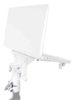 ProX X-LTF01WH Laptop Shelf Tray for Monitor VESA Arm Mount - White - Hollywood DJ