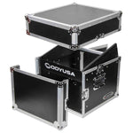 Odyssey FZ1006, 10U Top Slanted 6U Vertical Pro Combo Rack Case - Hollywood DJ