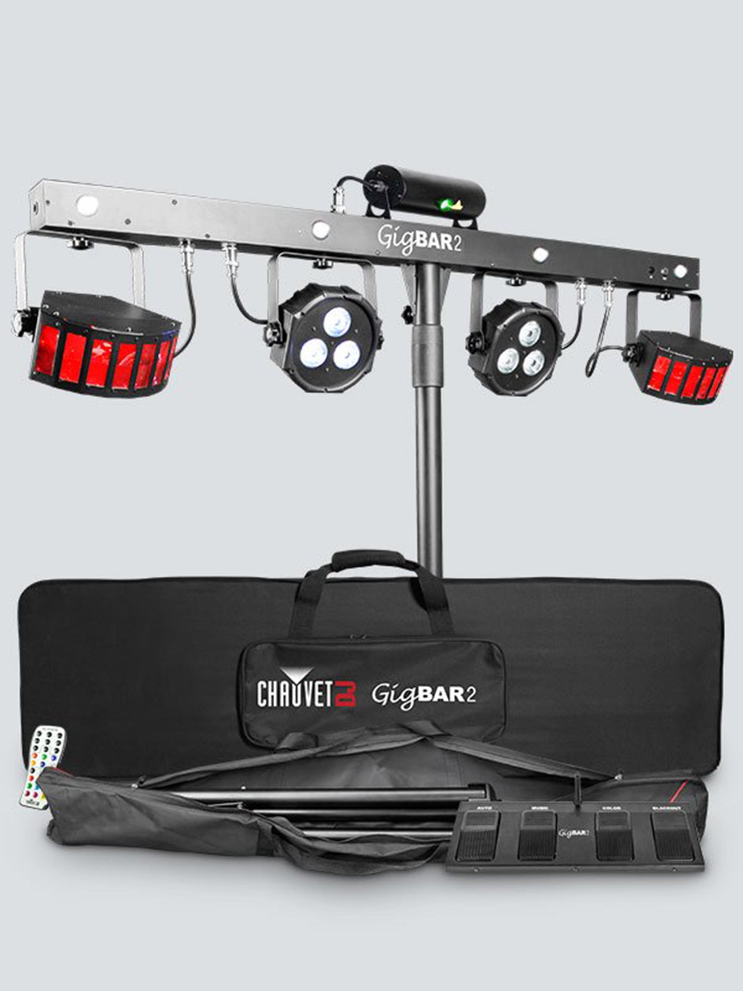 Chauvet DJ GIGBAR2 4-in-1 Lighting System with Stand - Hollywood DJ