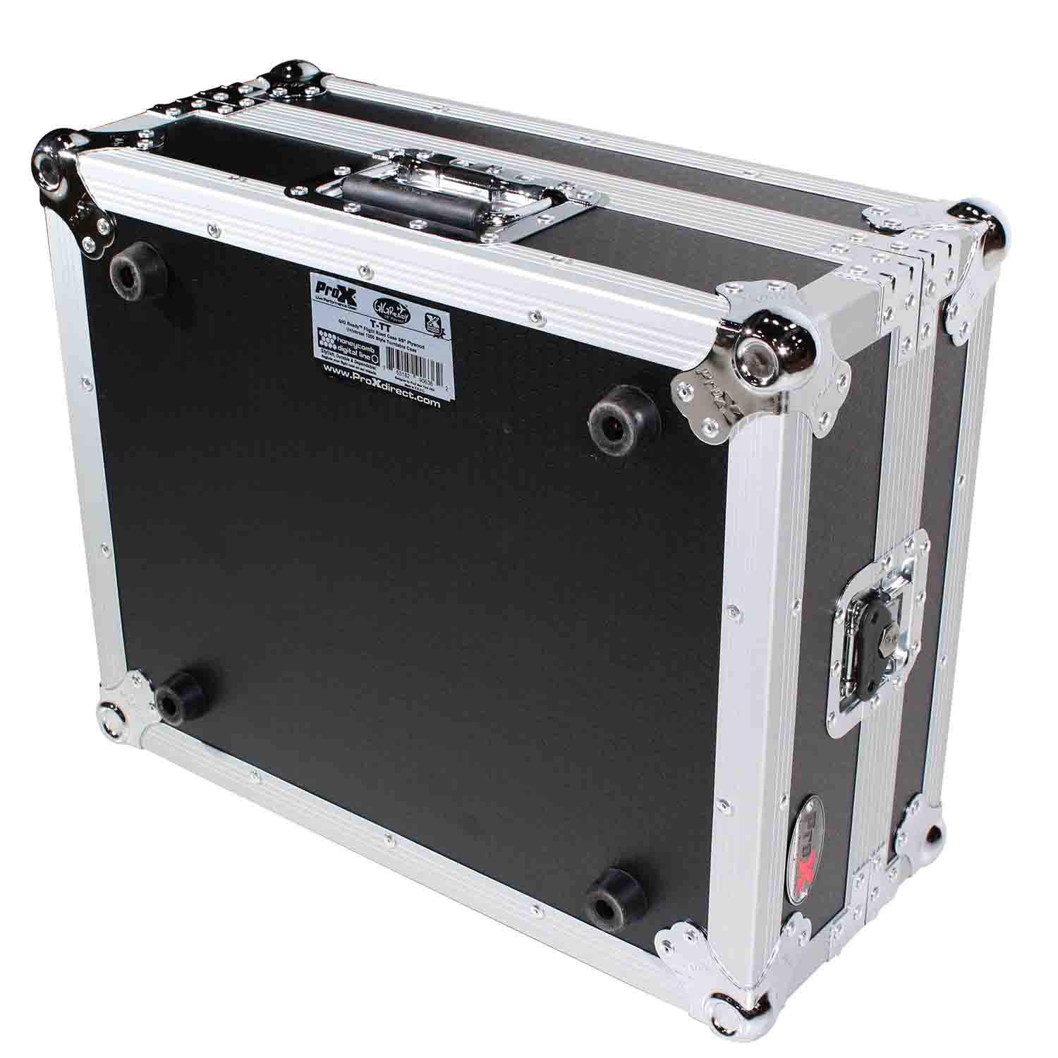 ProX T-TT Universal Turntable Flight Case with Foam Kit - Hollywood DJ