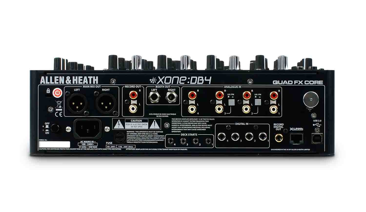Allen & Heath XONE:DB4 Digital DJ FX Mixer with Effects - Hollywood DJ