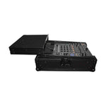 ProX XS-M12LTBL DJ Flight Case For Large Format 12" Universal DJ Mixer With Laptop Shelf - Hollywood DJ