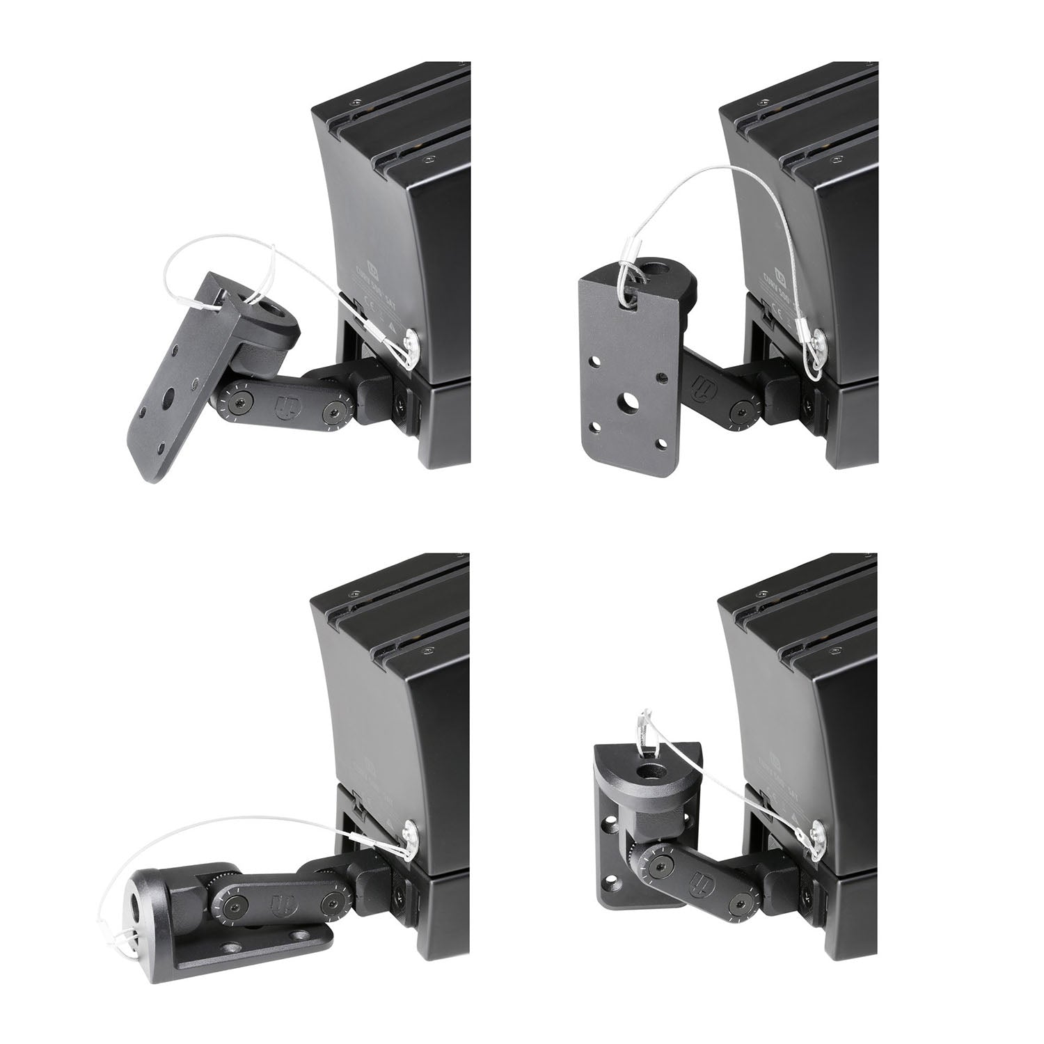 LD Systems CURV 500 WMB, Wall Mounting Bracket For CURV 500 Satellites - Black - Hollywood DJ