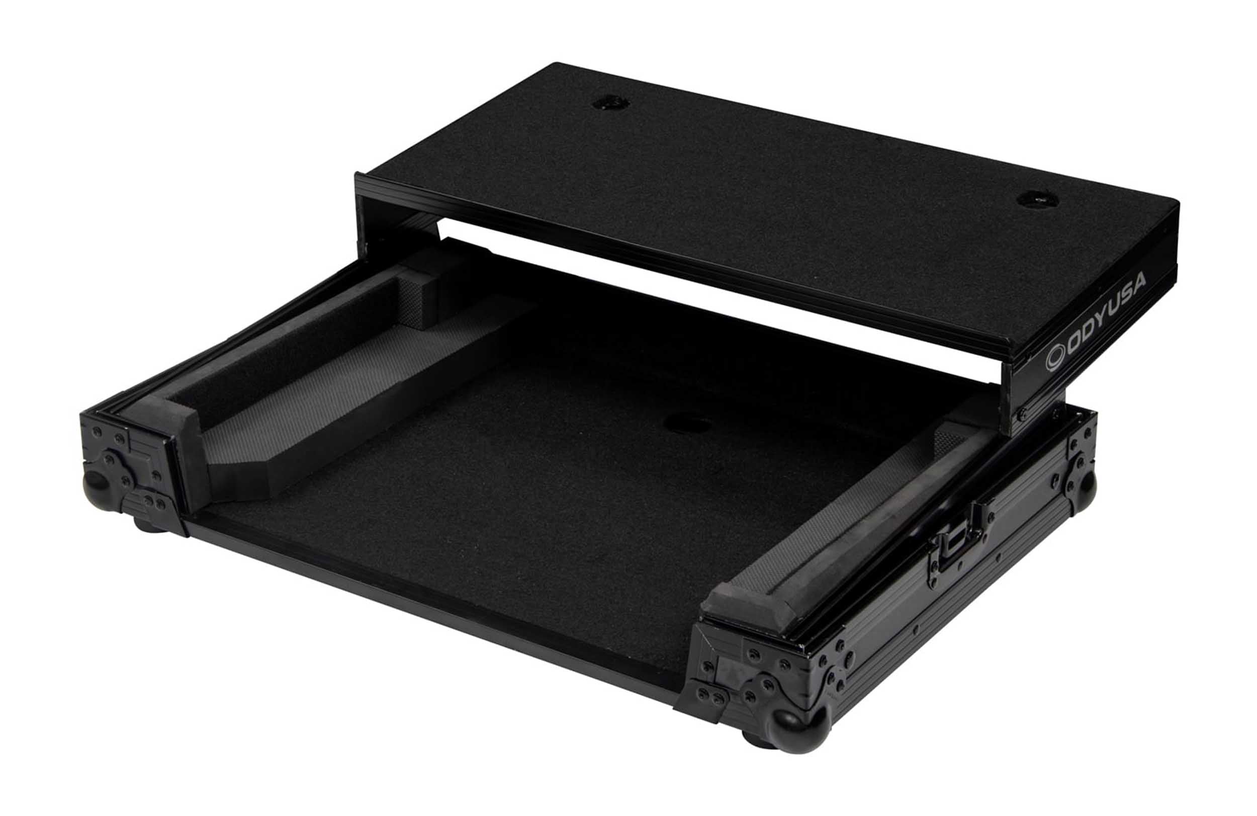 Odyssey FZGSINPULSE500BL,Black Label Flight Case with Glide Style Laptop Platform for Hercules DJ Control Inpulse 500 - Hollywood DJ