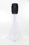 Scrim King SS-SPK02-W Double Speaker Stand Scrim - White - Hollywood DJ