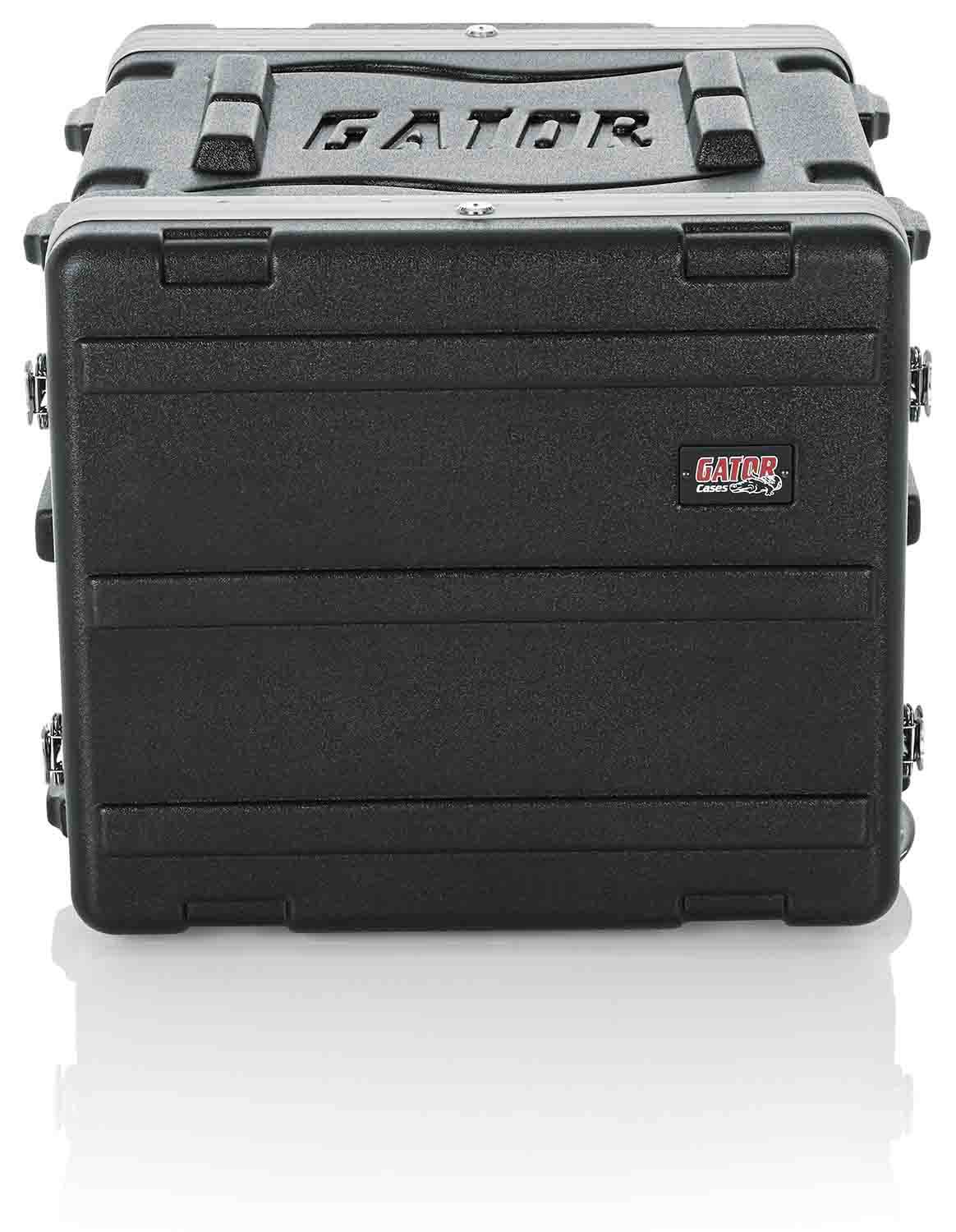 Gator Cases GRR-8L Rolling Molded 8U Rack Case - Hollywood DJ