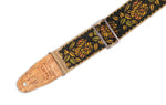 Levy's Leathers MH8P-010 2” Hemp ‘Vegan’ Guitar Strap with Printed Rosa Motif - Hollywood DJ