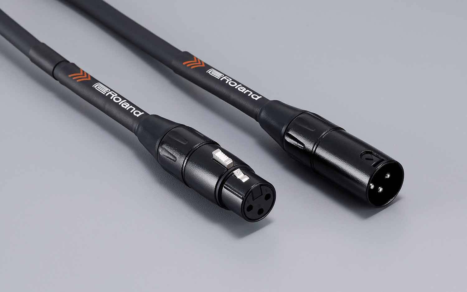 Roland RMC-B15 Microphone Cable, Heavy-Duty XLR Connectors - 15 ft - Hollywood DJ