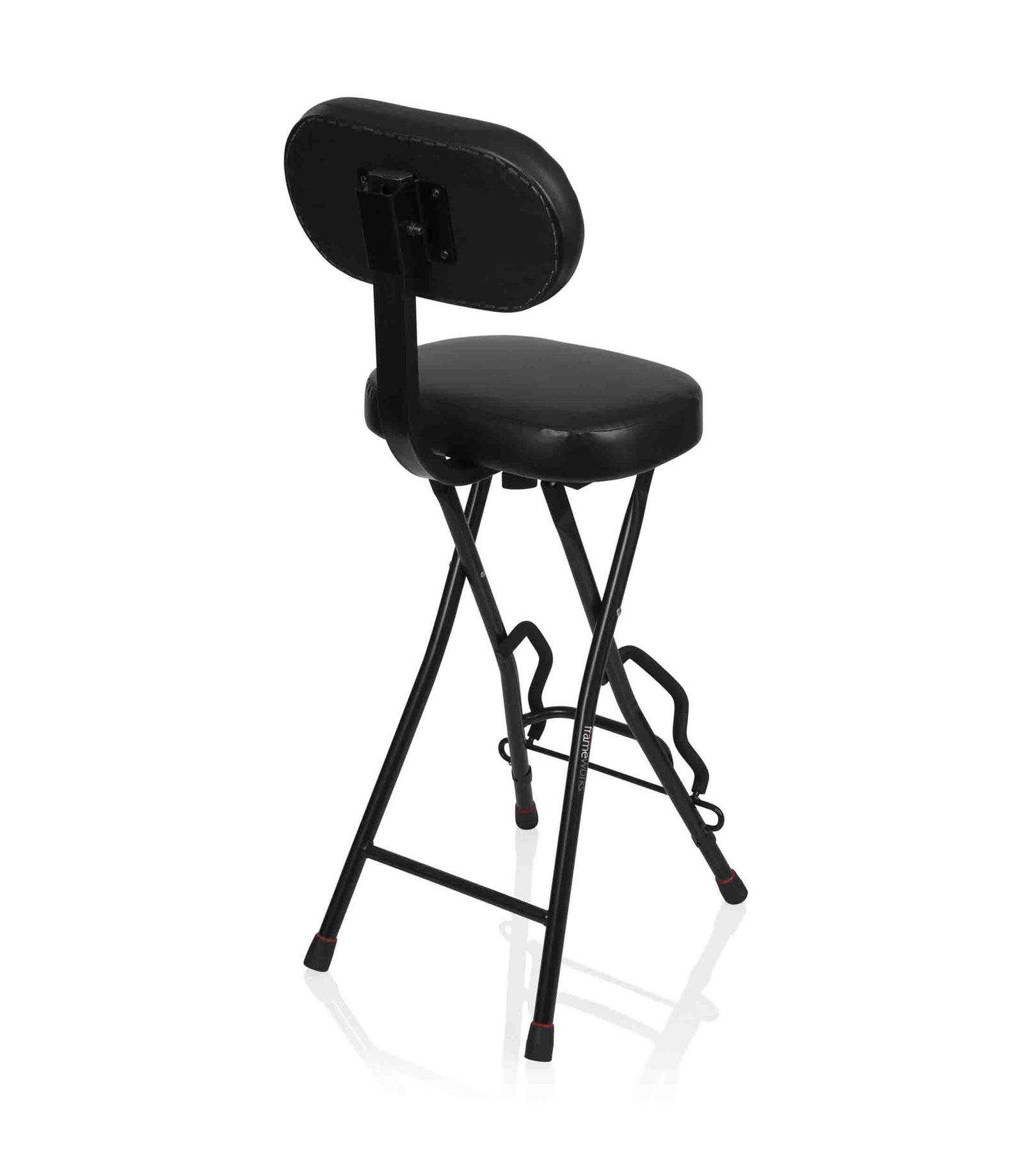 Gator Frameworks GFW-GTR-SEAT Combination Guitar Performance Seat and Single Guitar Stand - Hollywood DJ