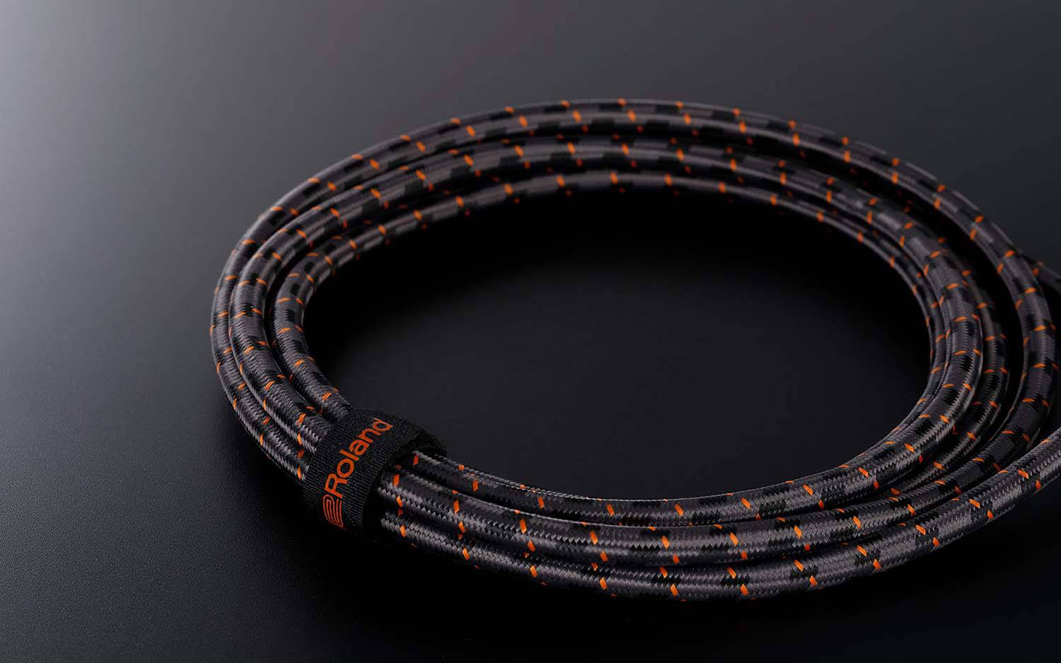 Roland RIC-G20 Instrument Cable, Straight 1/4-inch Connectors - 20 Feet - Hollywood DJ