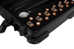 Gator Cases GTSA-MICW6 DJ Case for 6 Wireless Microphones with Battery Storage - Hollywood DJ