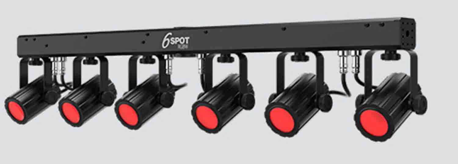 Chauvet DJ 6SPOT RGBW, High Intensity Quad Color (RGBW) LED Effect Lighting - Hollywood DJ