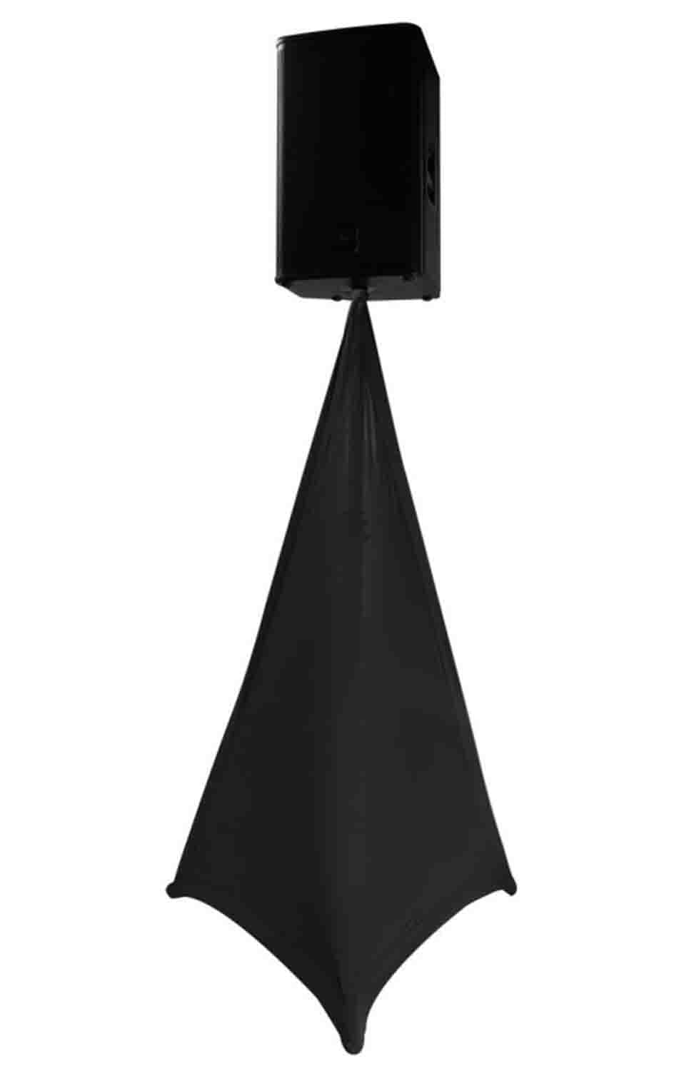 On-Stage SSA100B Speaker/Lighting Stand Skirt - Black - Hollywood DJ