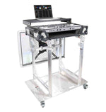 ProX XT-MMDJTV01, Modular Mobile Media DJ Station Booth for ProX XT-GRU Rapid Grid Modular System - Hollywood DJ
