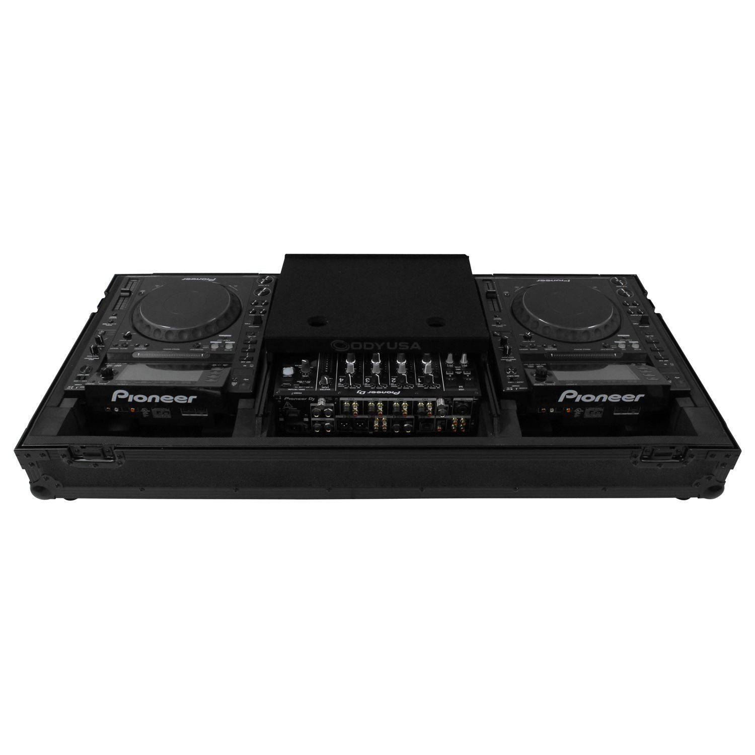 Odyssey FZGSL12CDJWRBL Low Profile Glide Style 10″ Format DJ Mixer - Hollywood DJ