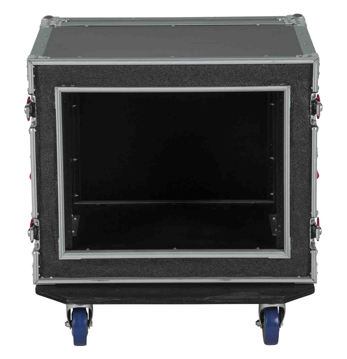 Gator Cases G-TOUR SHK8 CAS, 8U Shock Road Rack Case with Casters - Hollywood DJ