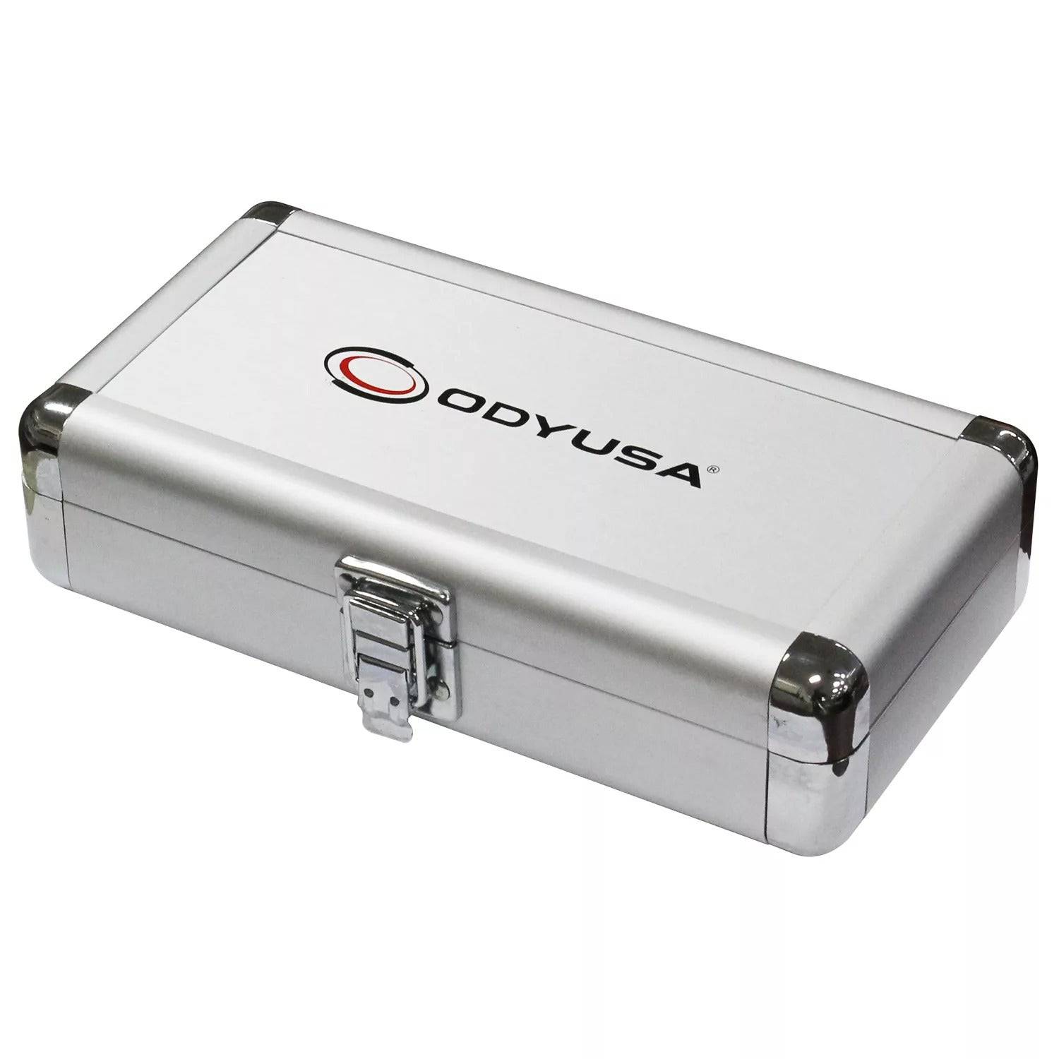 Odyssey KU4PFSL, KROM Series Silver 7.72″ x 3″ x 1.5″ Interior Compact Utility Accessory Case - Hollywood DJ