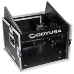 Odyssey FZ1006, 10U Top Slanted 6U Vertical Pro Combo Rack Case - Hollywood DJ