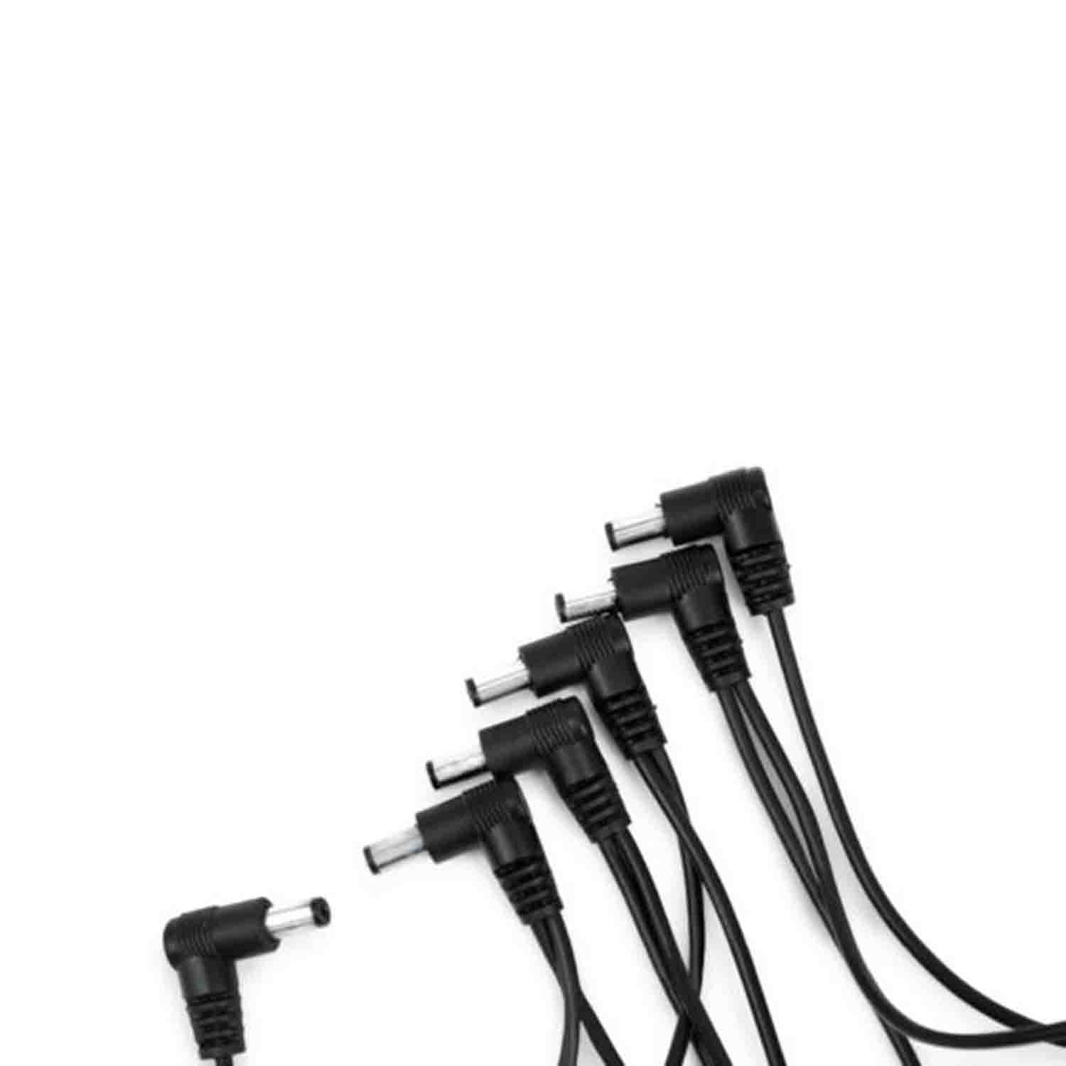 Gator Cases GTR-PWR-DC5M Male Daisy Chain Power Cable With 5 Outputs - Hollywood DJ