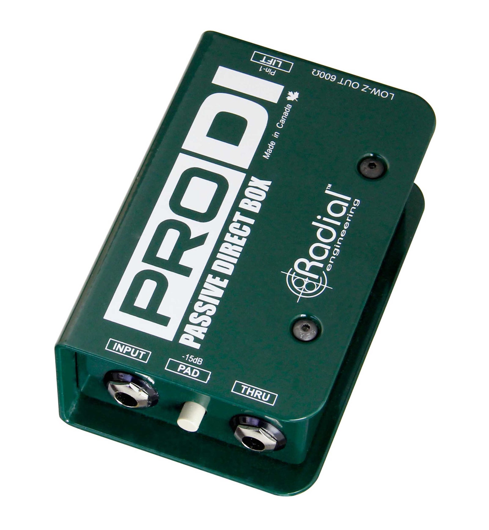 Radial ProDI, Passive DI for High Output Acoustic, Guitar, Bass & Keyboards by Radial Engineering
