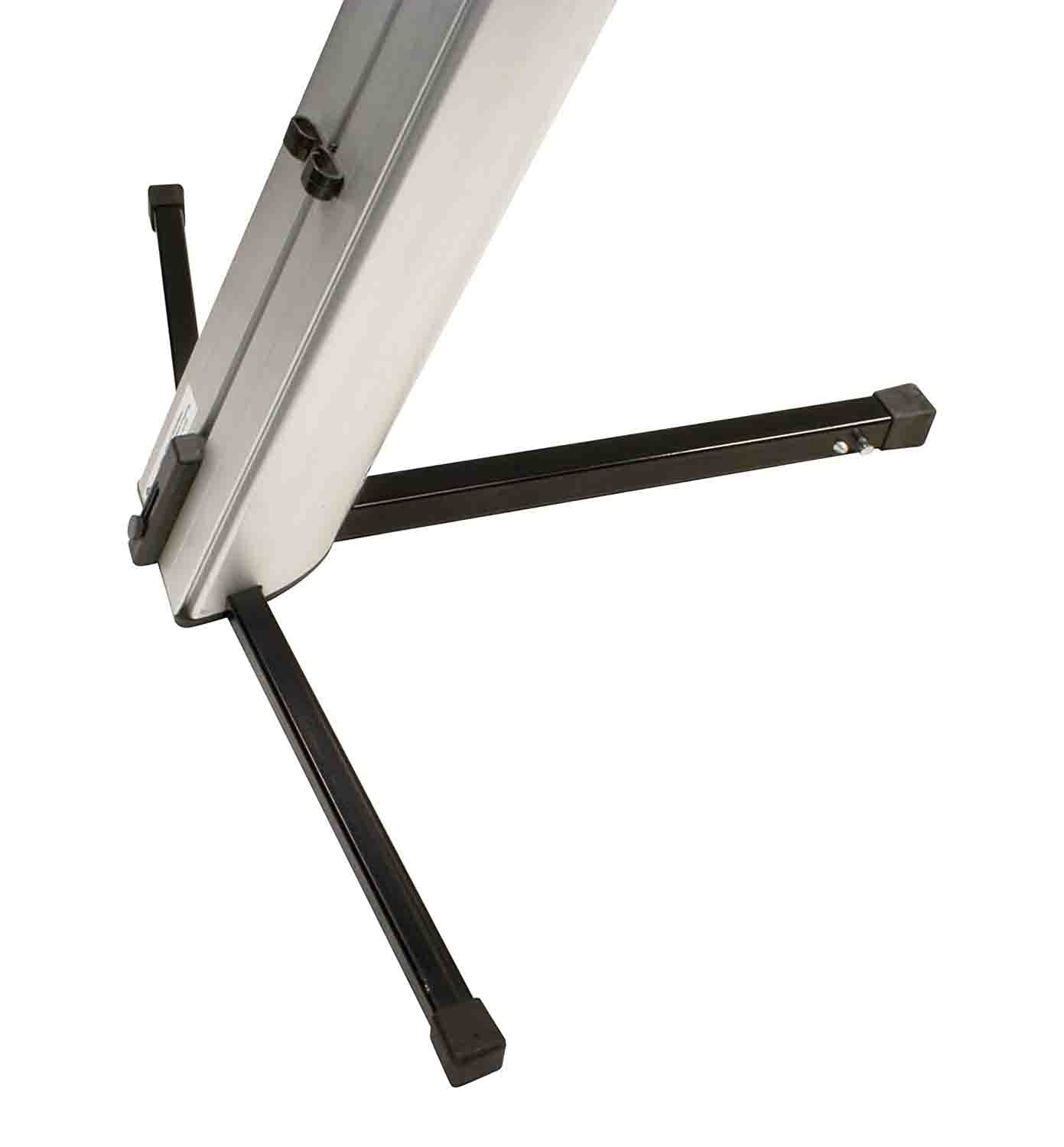 Ultimate Support APEX AX-48 PRO S, Column Keyboard Stand - Silver - Hollywood DJ