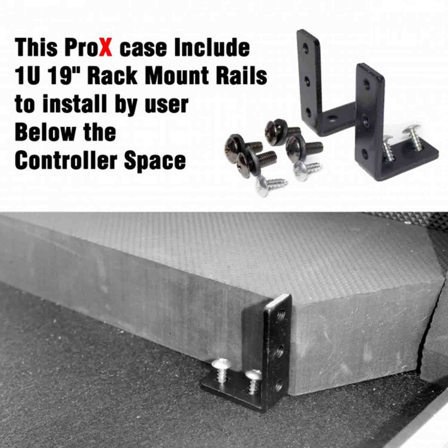 ProX XS-XDJXZ WLT, Flight Case for Pioneer XDJ-XZ Standalone DJ System with Sliding Laptop Shelf and Wheels - Hollywood DJ