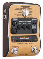 Zoom AC-2 Acoustic Creator Direct Box With 16 Source Guitars - Hollywood DJ