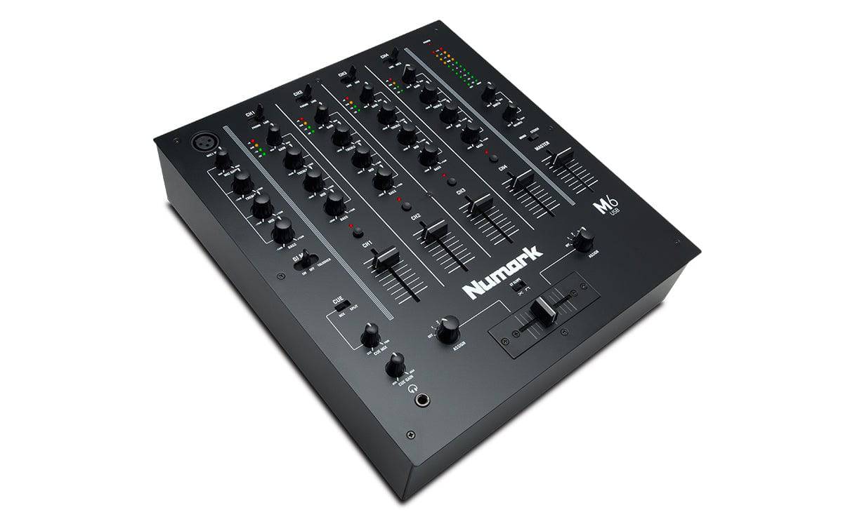 Numark M6USB 4-Channel DJ Mixer with USB Interface - Hollywood DJ