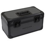 Odyssey K45120BLG Utility Case for 120 7″ Vinyl Records - Black KROM on Gray - Hollywood DJ