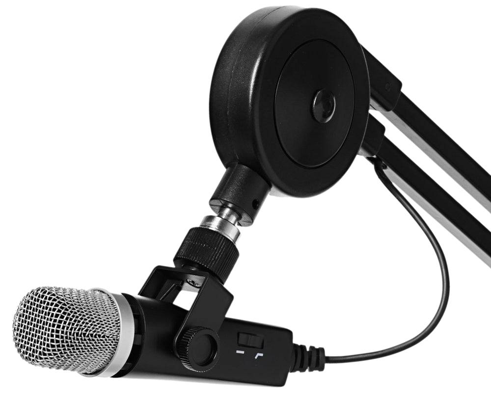 Miktek ProCast SST USB Broadcast Microphone with Mixer Podcast Equipment - Hollywood DJ