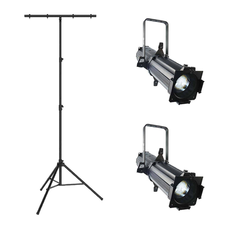 Chauvet DJ Live Sound Lighting Package with Front Wash Light and Stand - Hollywood DJ