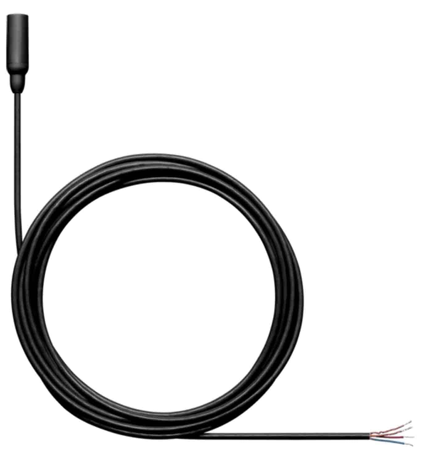 Shure TL48B/O TwinPlex TL48 Subminiature Lavalier Microphone - Black - Hollywood DJ