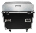 ProX XS-6XBP3030 Flight Road Case Holds 6 Pieces 30" x 30" Aluminum Base Plate - Hollywood DJ