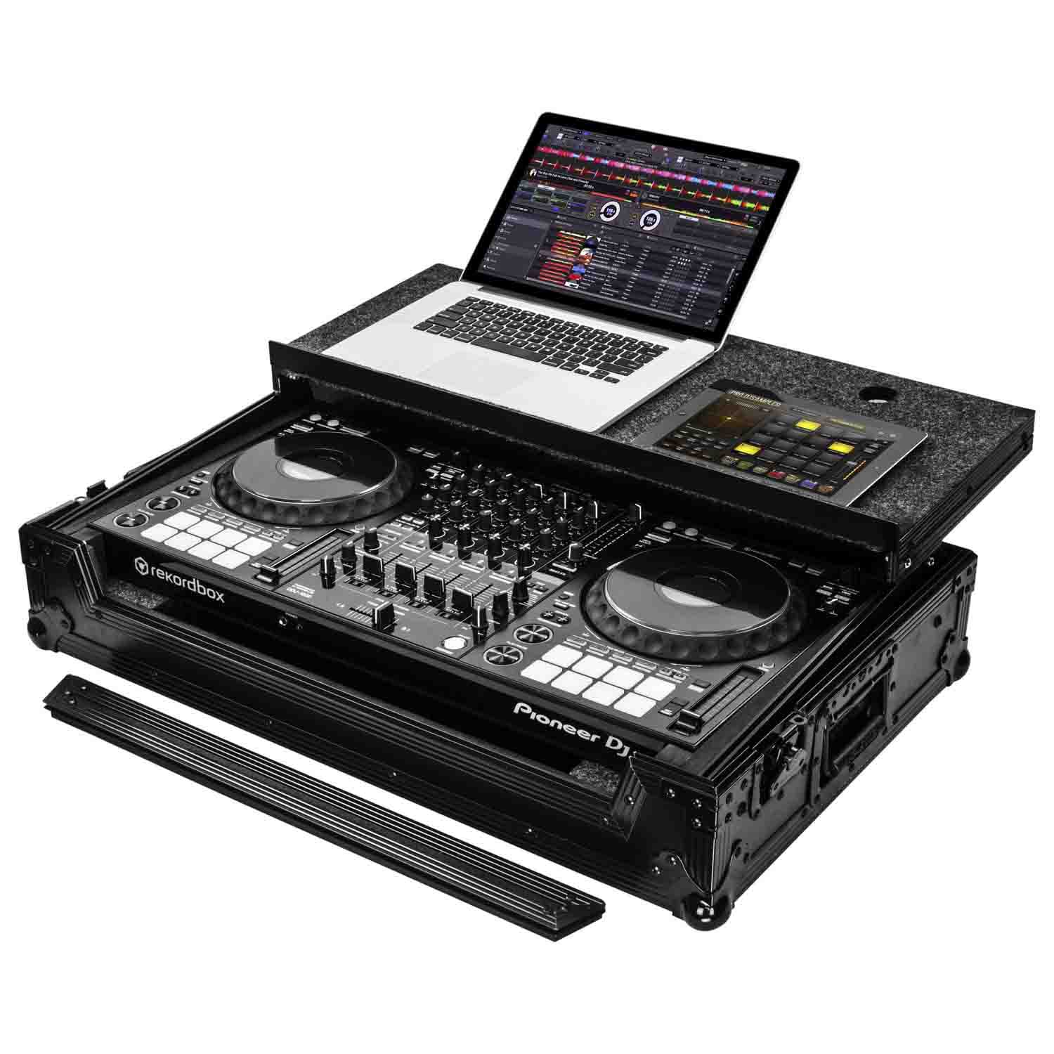 B-Stock: Odyssey FZGSDDJ1000WBL Glide Style DJ Case for Pioneer DDJ-1000 / DDJ-1000SRT DJ Controller - Black - Hollywood DJ