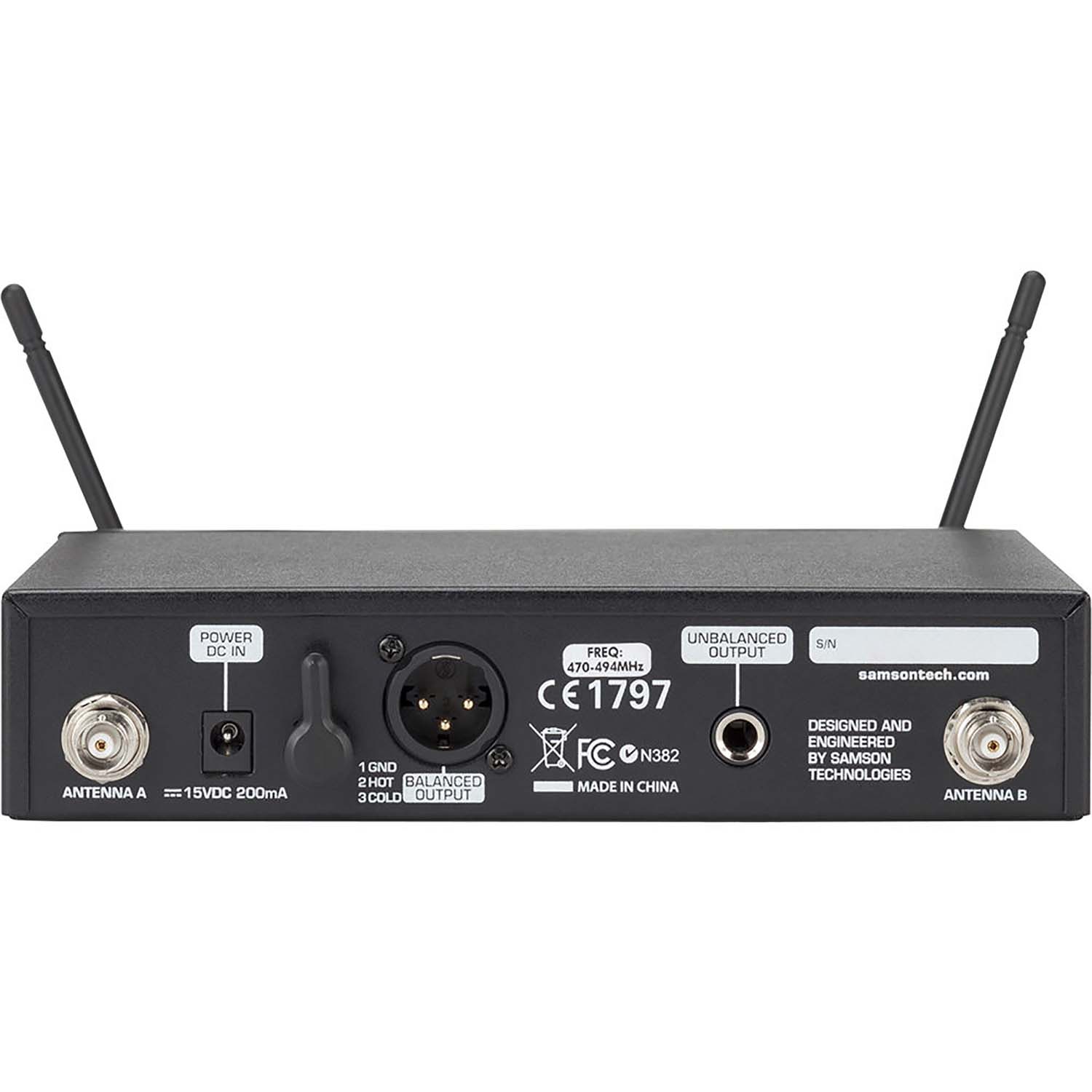 Samson SWC99R00-D, CR99 Concert 99 Wireless Receiver, No Adapter - Hollywood DJ