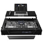 Odyssey FZGSRANEONEW1BL DJ Flight Case for Rane One with 1U Rack Space and Glide Platform - Black - Hollywood DJ