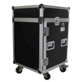 ProX T-14MRSSMK2, 14U Rack x 10U Top Mixer DJ Combo Flight Case - Hollywood DJ