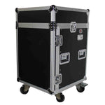 ProX T-14MRSSMK2, 14U Rack x 10U Top Mixer DJ Combo Flight Case - Hollywood DJ