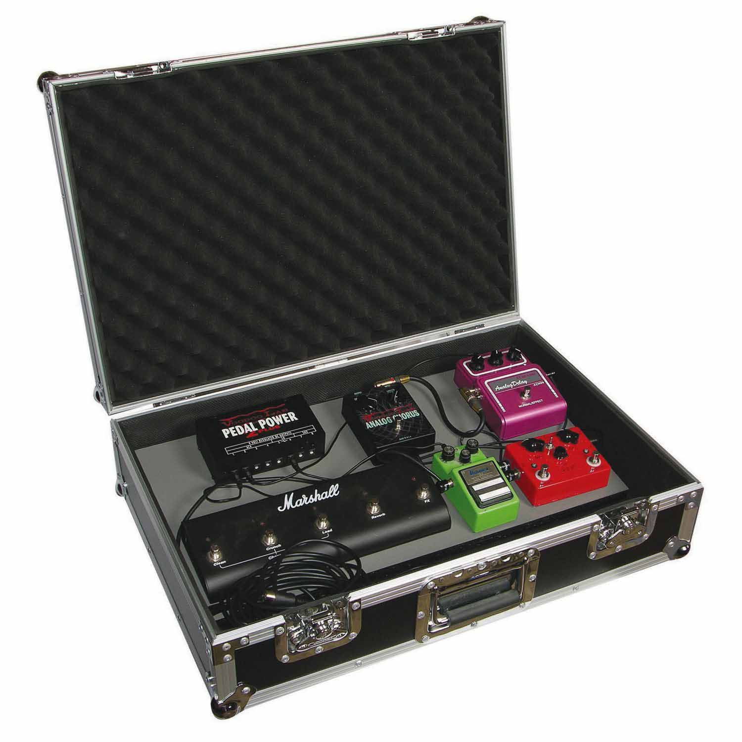 Odyssey FZGPEDAL24 Flight Case For 24″ Wide Guitar Pedal Board - Hollywood DJ