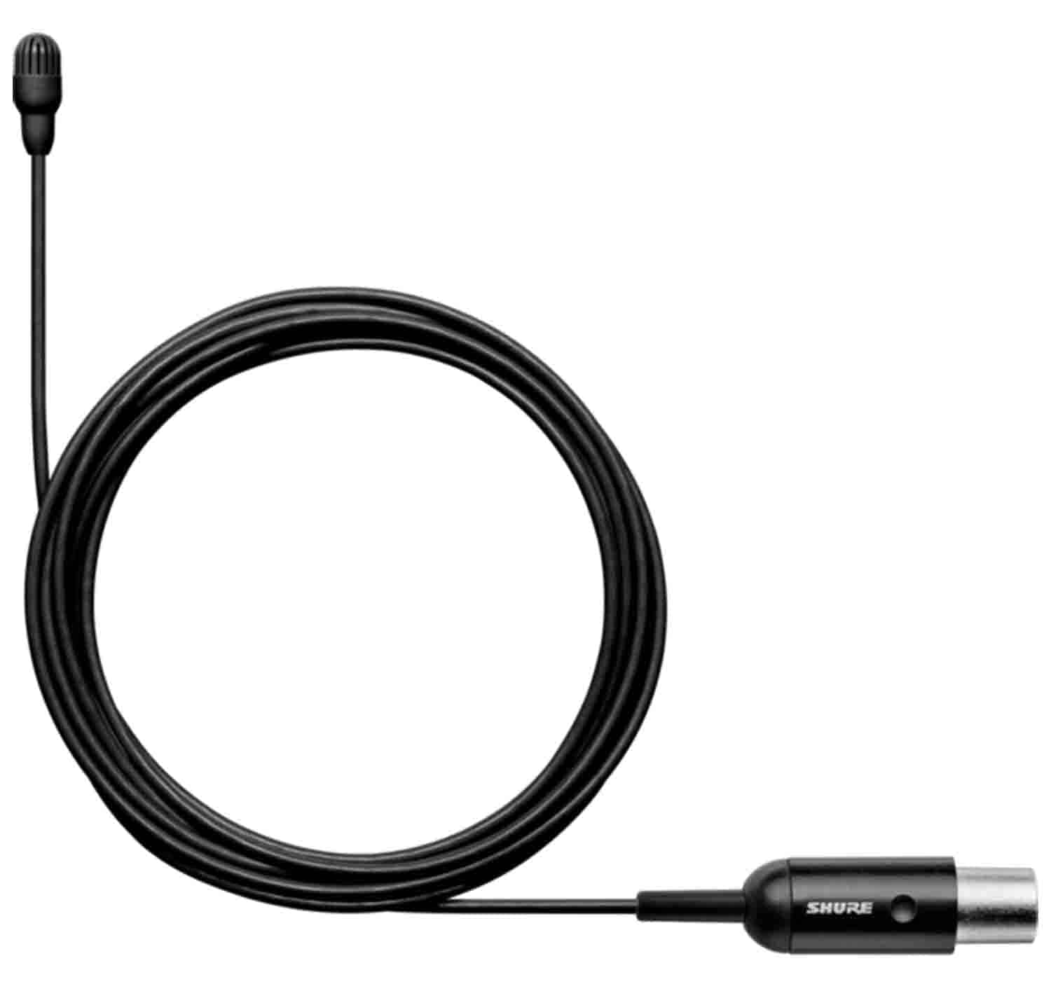Shure TL47B/O TwinPlex TL47 Subminiature Lavalier Microphone with Accessories - Black - Hollywood DJ