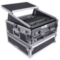 ProX T-4MR-LT--MK2, 4U Rack x 10U Top Mixer DJ Combo Flight Case with Laptop Shelf - Hollywood DJ