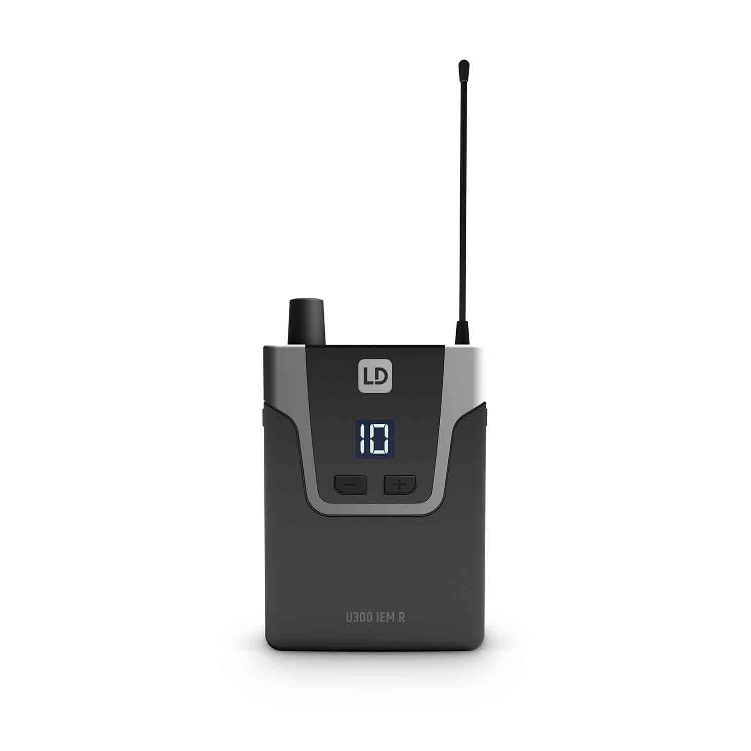 LD Systems U304.7 IEM R In-Ear Monitoring-System with 12 UHF Channels Receiver - Hollywood DJ