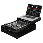 Odyssey FZGS12MX1BL, Universal Black Low Profile 12″ Format DJ Mixer Flight Case with Glide Platform - Hollywood DJ