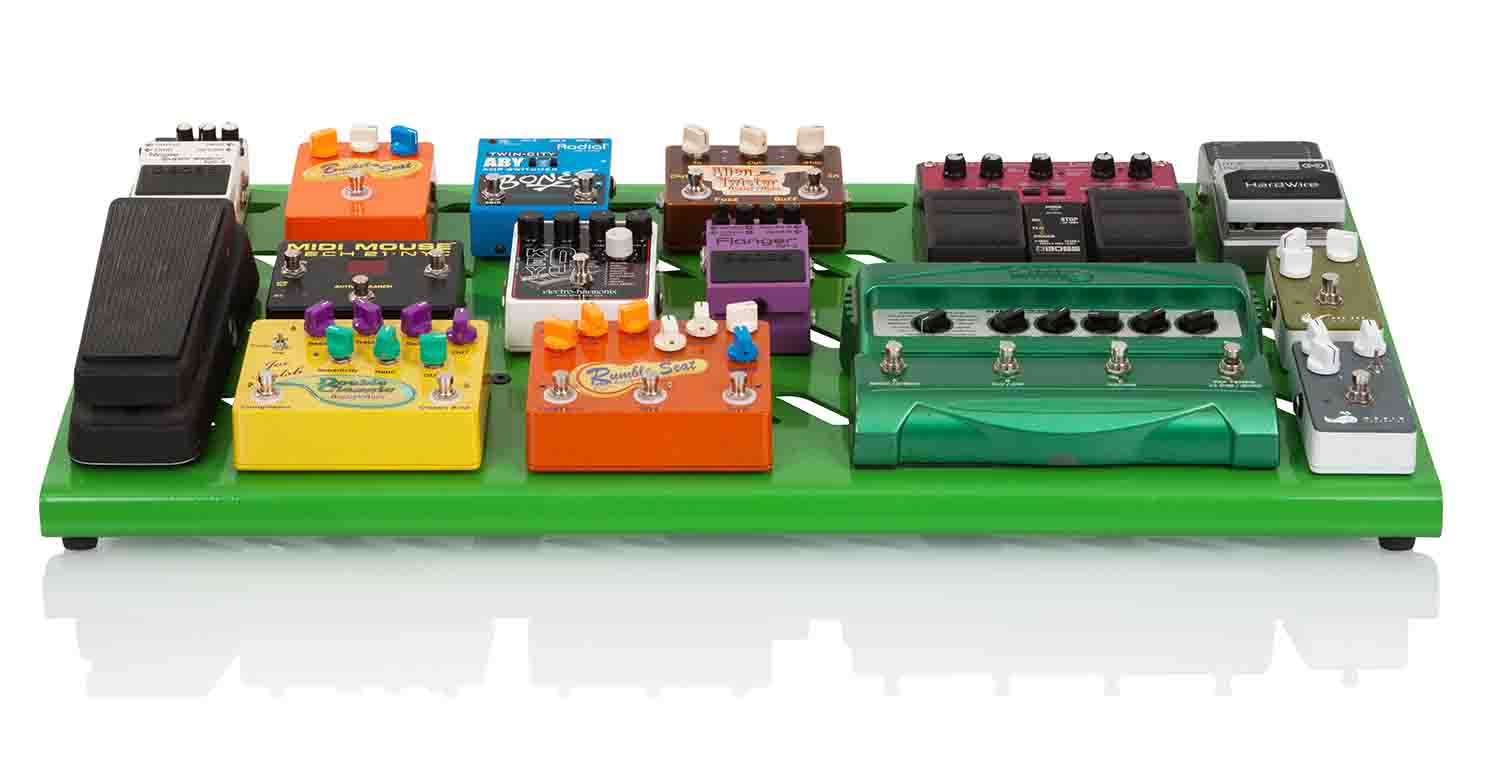 Gator Cases GPB-XBAK-GR Extra Large Pedal Board with Carry Bag - Green Gator Cases